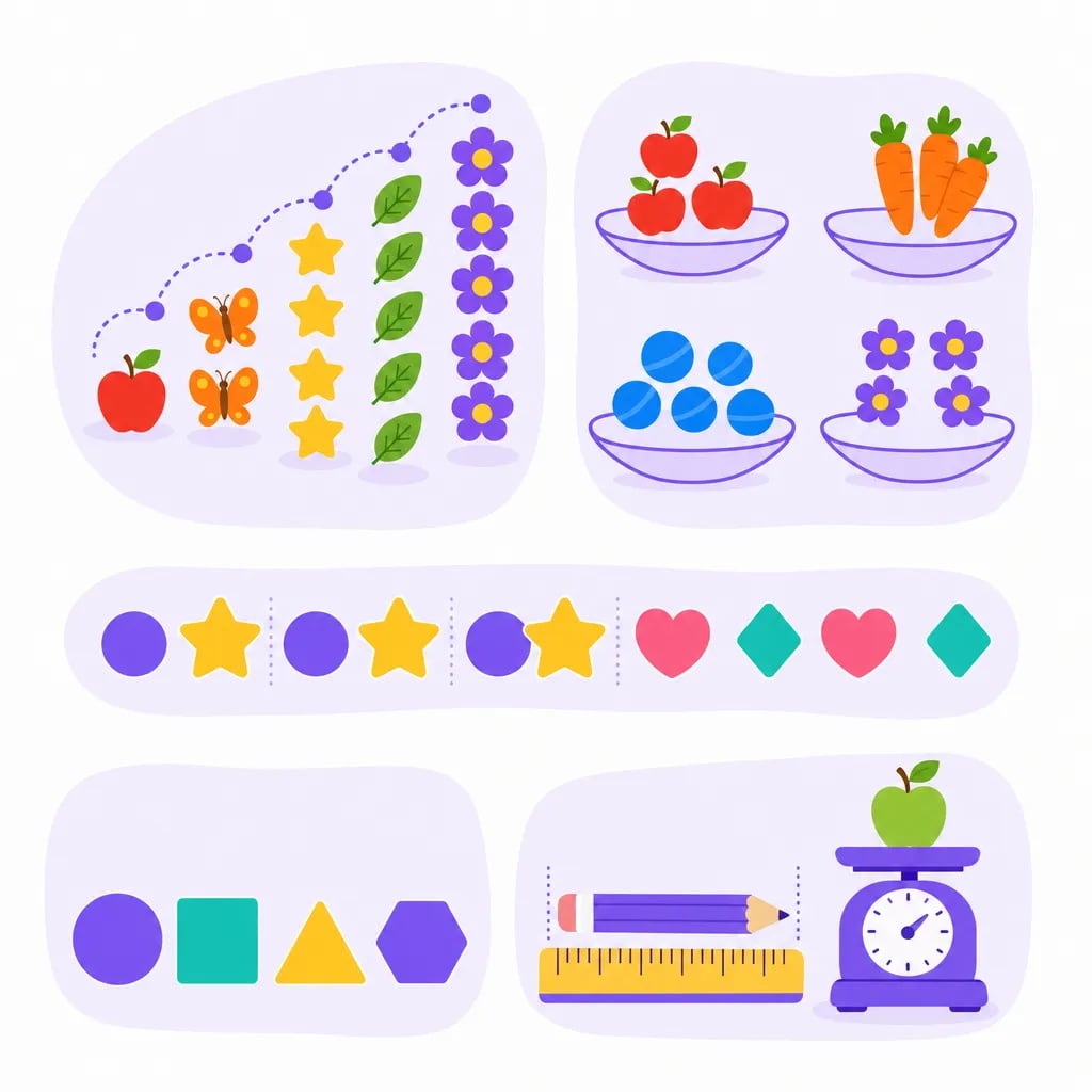 Five key areas of early math for kids