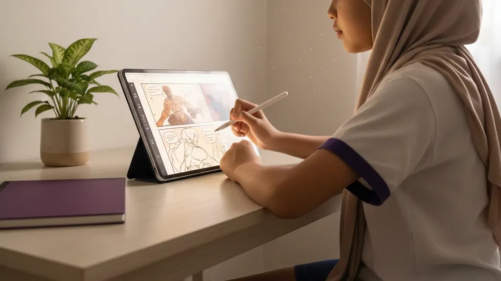 How to Make a Simple Comic for Primary School Kids: From Paper to Digital Comics