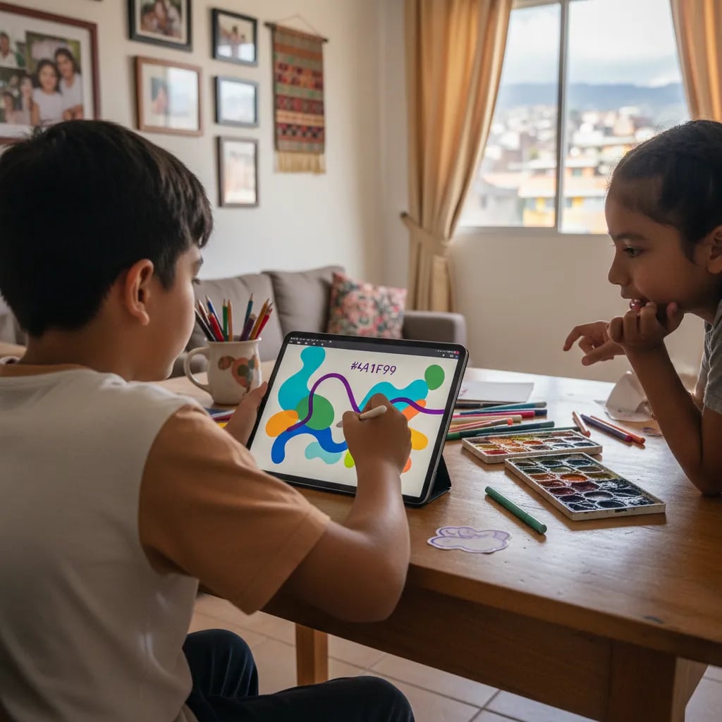 How to Teach Graphic Design to a Child: A Parent's Guide from Scratch
