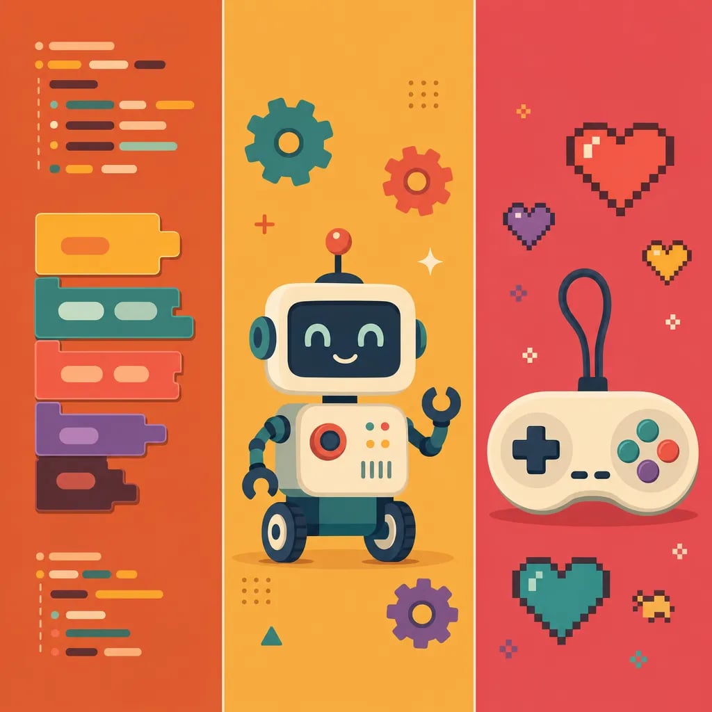 Programación vs Robótica vs Game Design para Niños: ¿Qué Camino Elegir? (2026)
