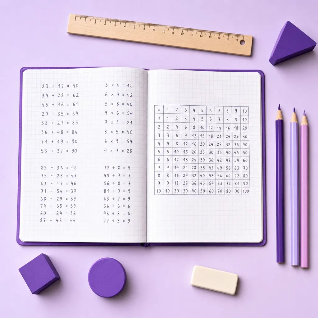 Math Exercises for Kids by Grade (1st-6th) with Solutions