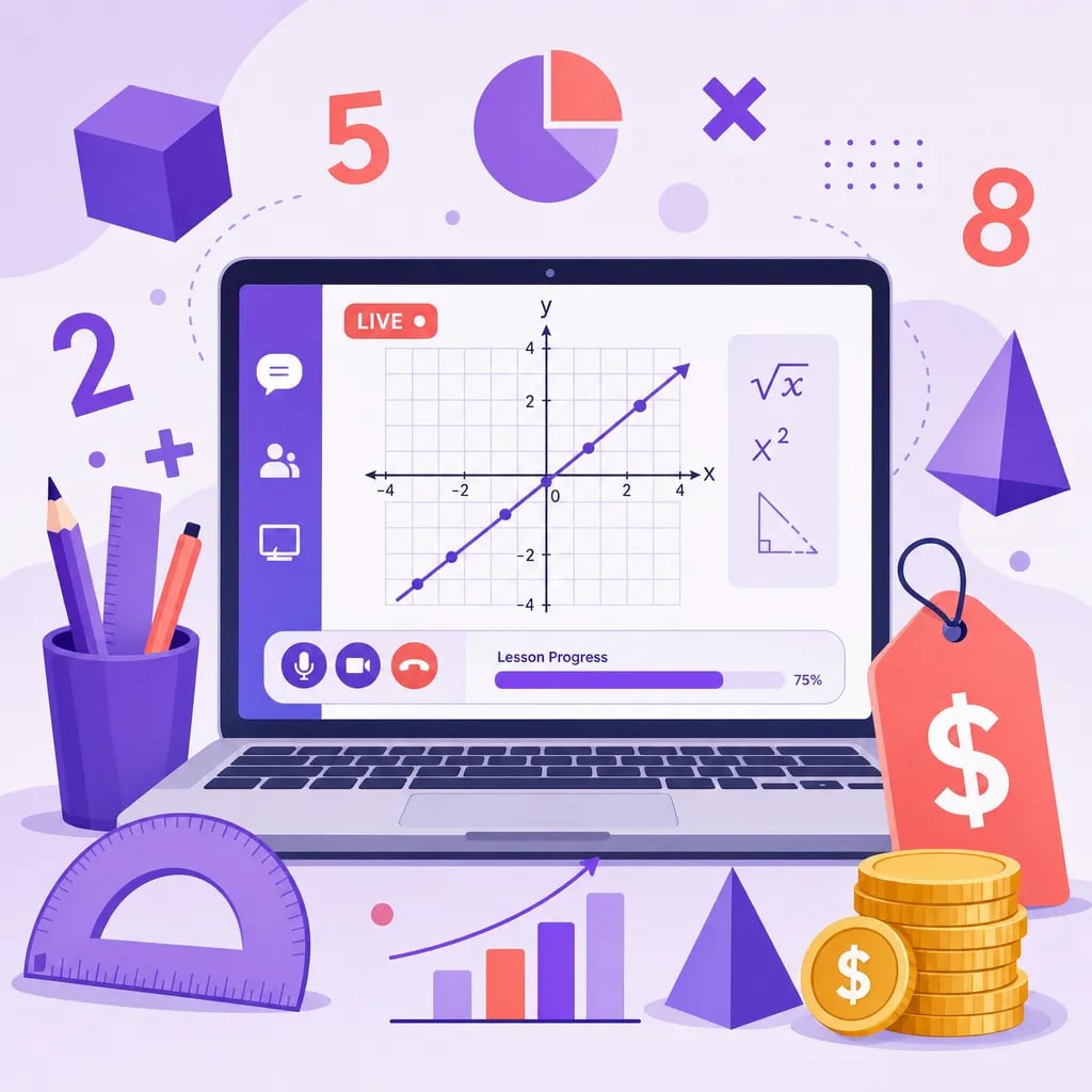 Precio de clases de matemáticas online para niños: cuánto cuesta