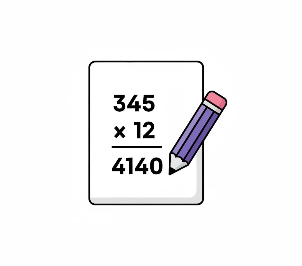 How to Multiply: The Column Multiplication Method, Step by Step