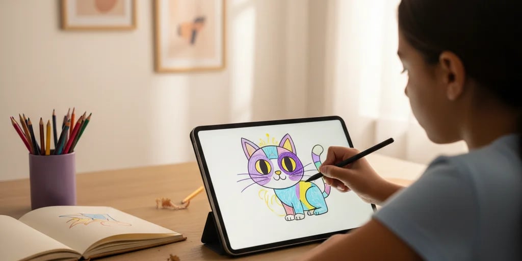 Digital Drawing for Kids: How to Start and What to Learn (Ages 8 to 12)