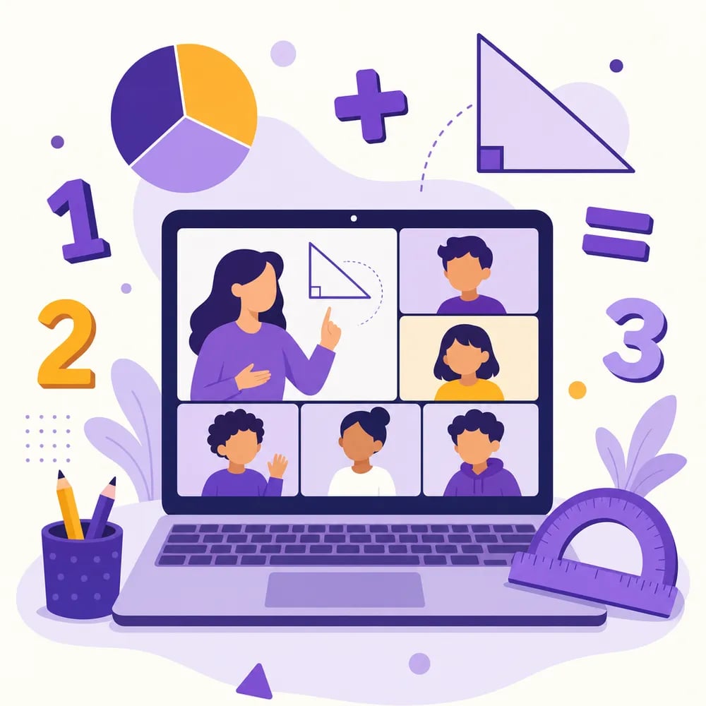 Kelas matematik online LANGSUNG bersama guru Algonova