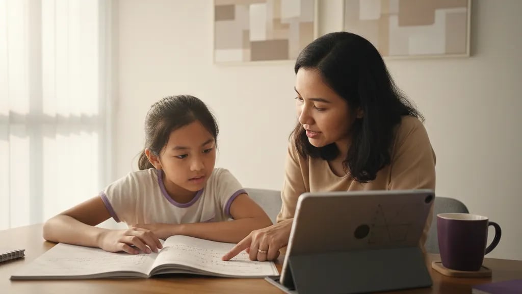 Tutor Matematik AI untuk Kanak-kanak di Malaysia: Kelebihannya dan Bila Guru Masih Diperlukan