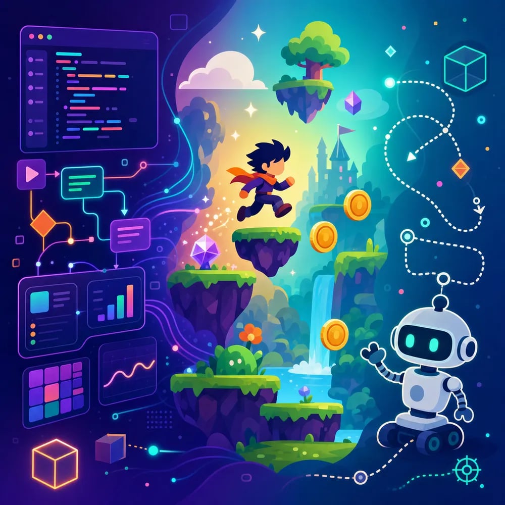 Satu asas, tiga laluan — pengaturcaraan, robotik dan reka bentuk permainan tumbuh dari logik yang sama.