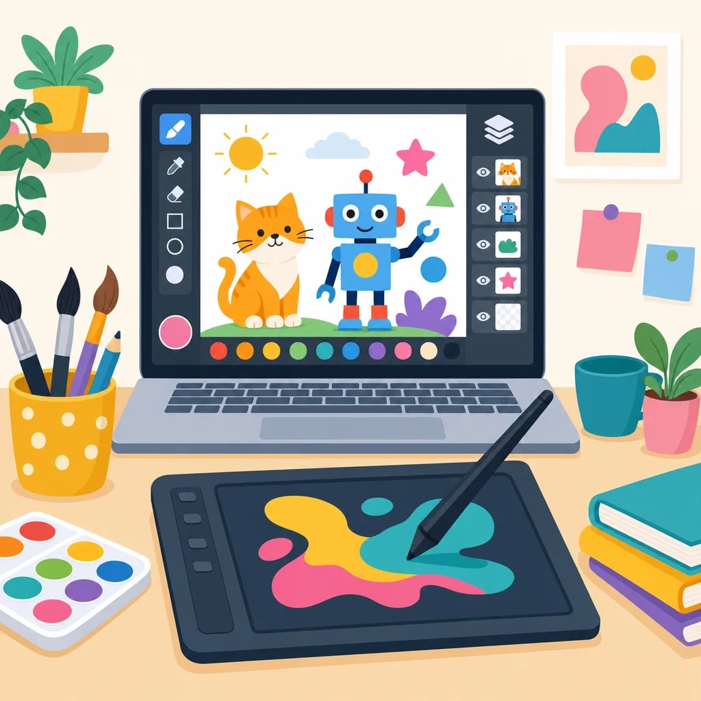 Digital Drawing for Kids: A Parent's Guide to Starting at Home
