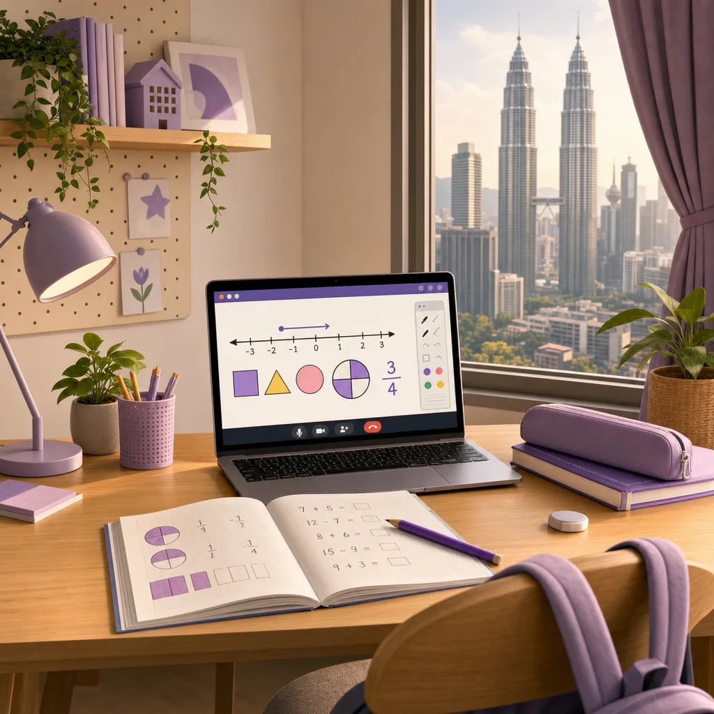 Tuisyen Matematik di KL & PJ: Kelas Matematik Dalam Talian untuk Anak (2026)