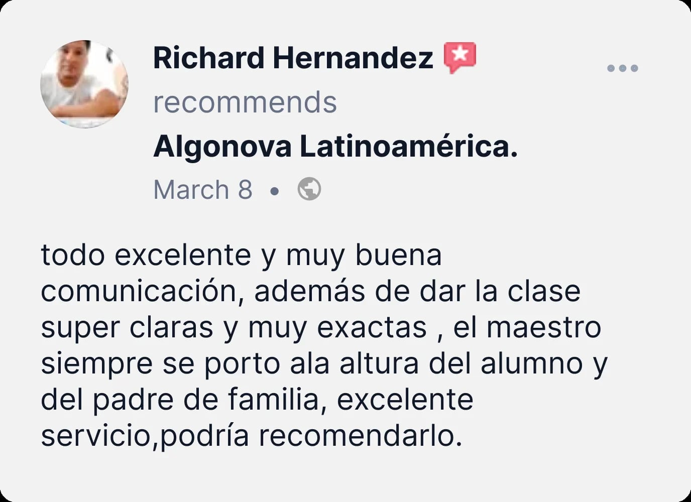 Parent review 3