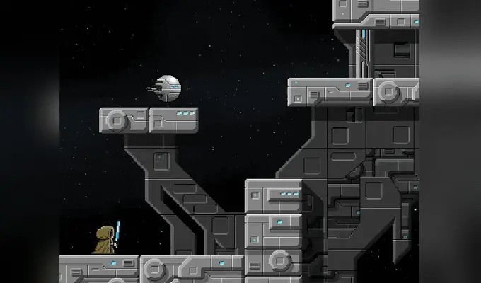 Platformer luar angkasa
